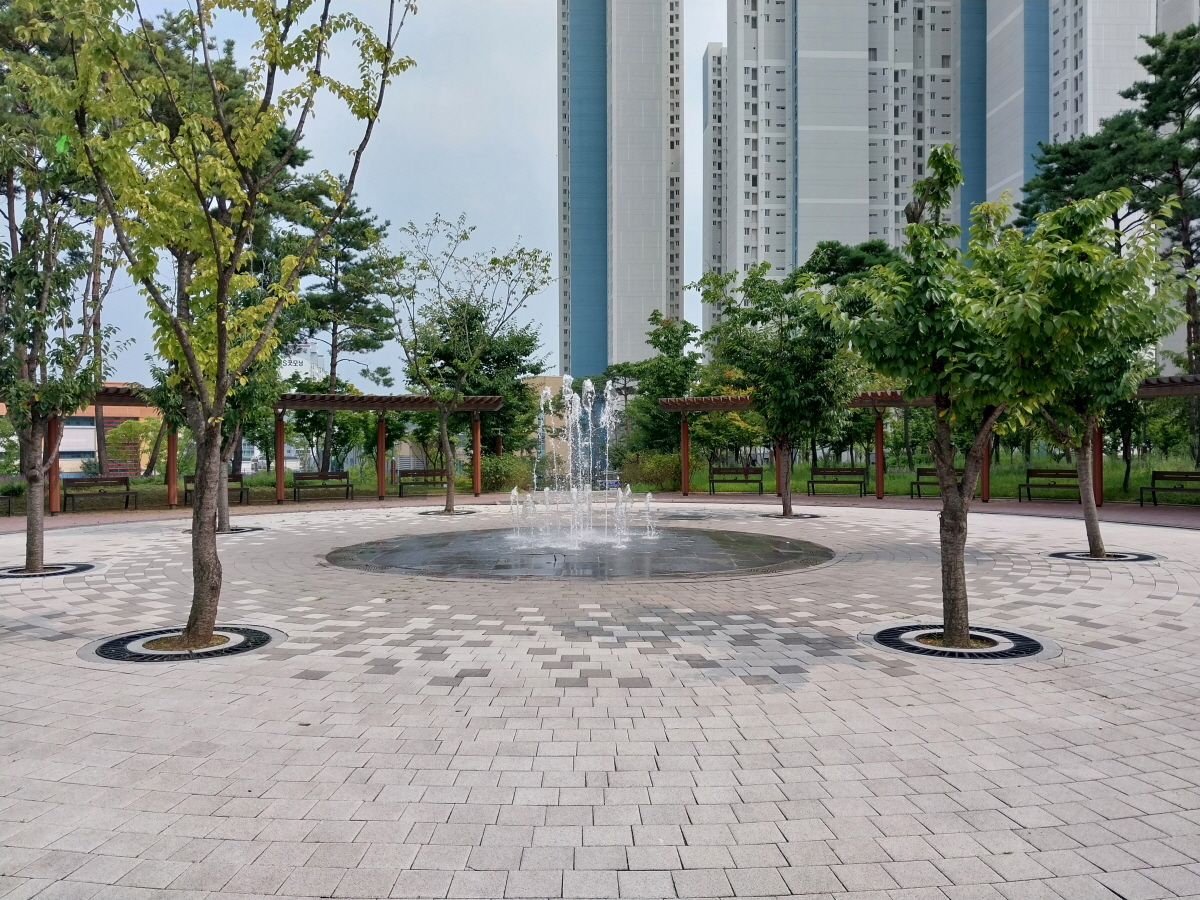 화동공원 바닥분수 사진